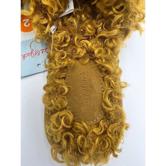 Brand New Cat & Jack Gold/ Adeline Sandals For Girls Size 2 - Picture 6 of 7